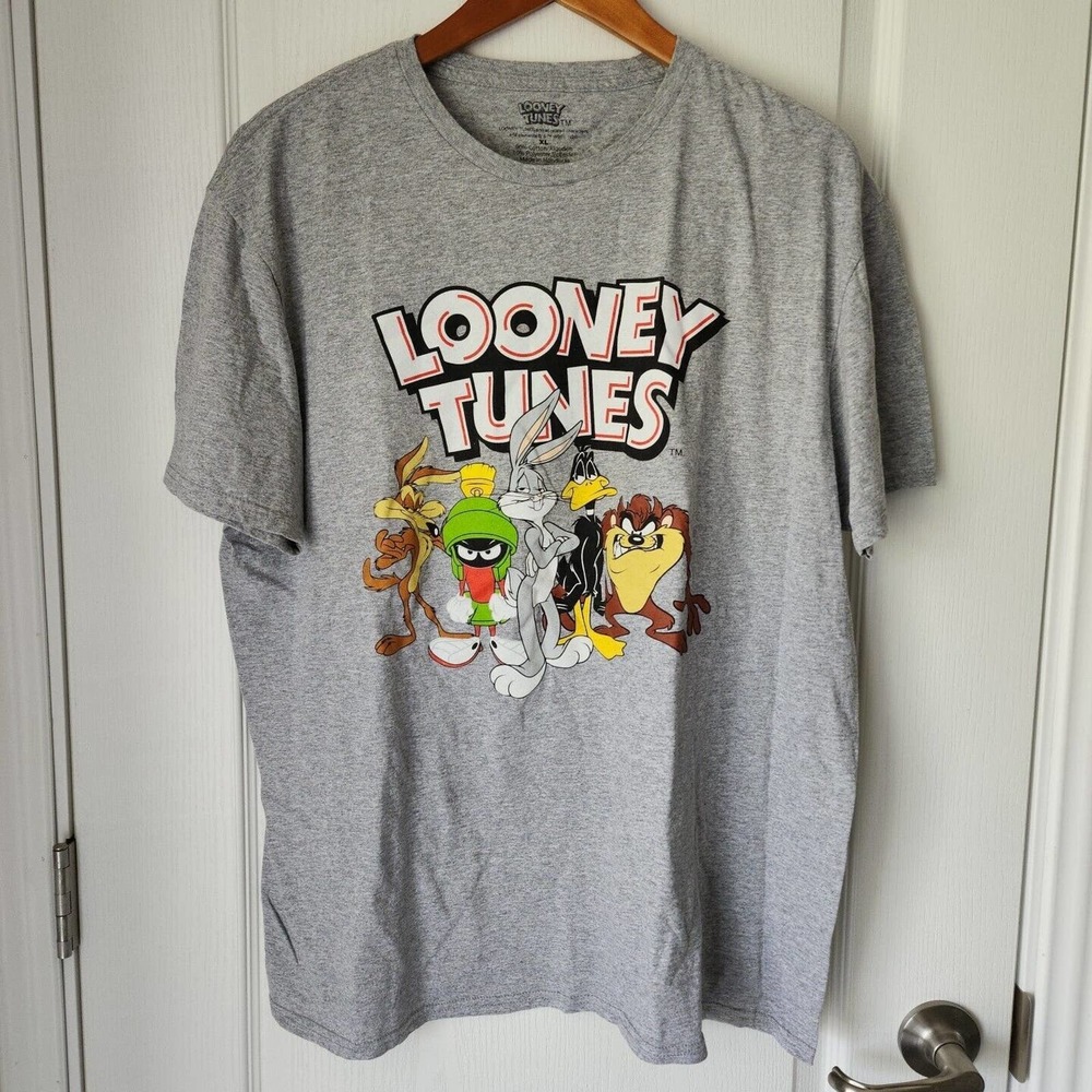 Vintage Looney Tunes Grey t shirt Size XL